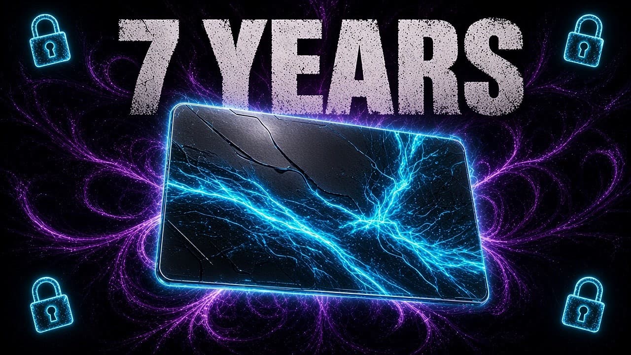 A credit card cracked with glowing blue lightning