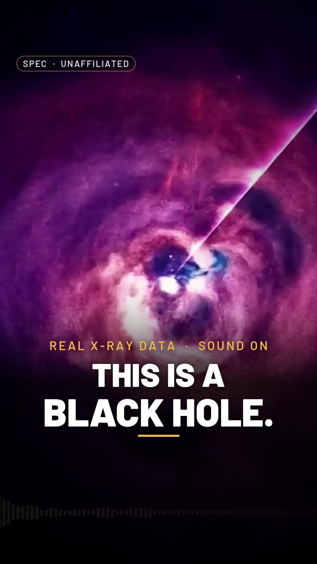 Ridddle Short · What a black hole actually sounds like
